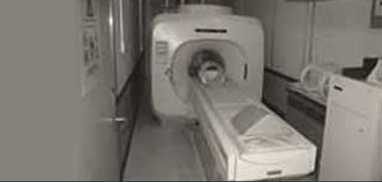 Medical MRI scanner machine