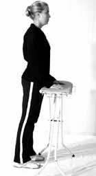 Incorrect prolonged standing posture during household chores