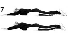 Prone full body extension back rehabilitation exercise
